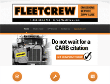Tablet Screenshot of fleetcrew.com