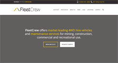Desktop Screenshot of fleetcrew.com.au