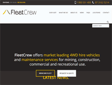 Tablet Screenshot of fleetcrew.com.au